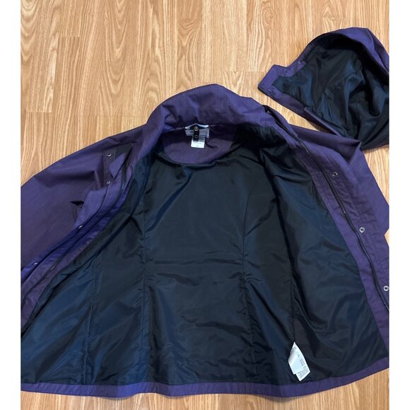 Columbia Interchange Jacket Womens Med Purple Waterproof Remove Hood Pockets - Picture 5 of 13